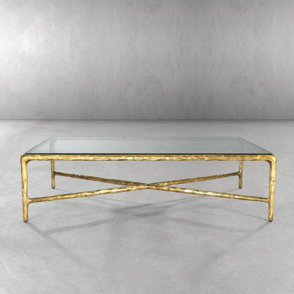 Thaddeus Square Glass Coffee Table