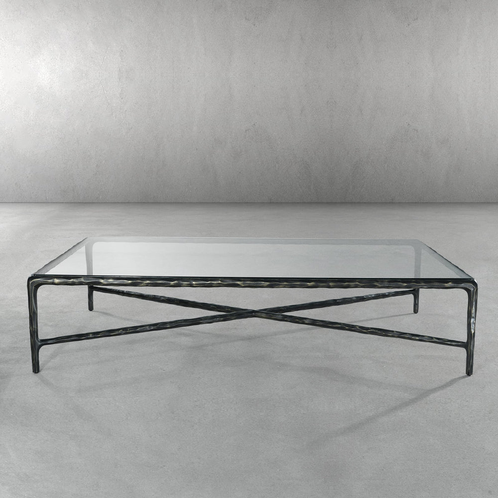 Thaddeus Square Glass Coffee Table
