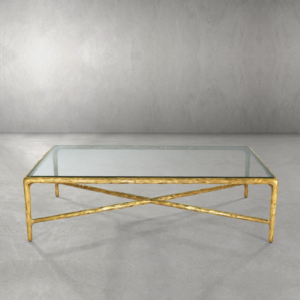 Thaddeus Square Glass Coffee Table