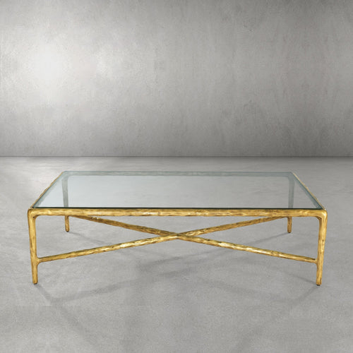 Thaddeus Square Glass Coffee Table