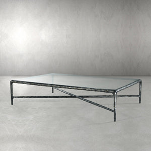 Thaddeus Square Glass Coffee Table