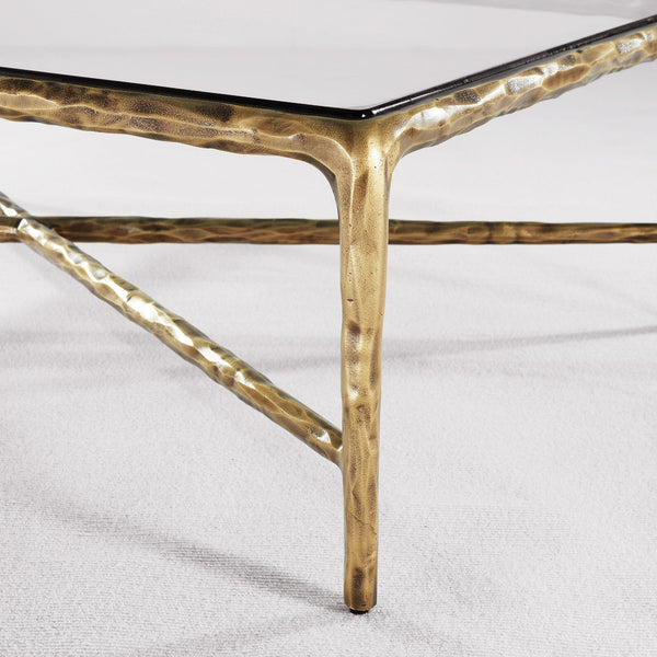 Thaddeus Square Glass Coffee Table