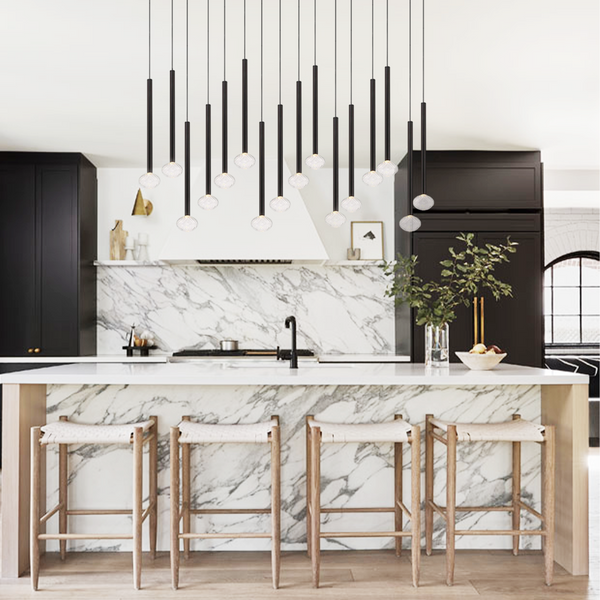 Leslie Crystal Chandelier /Pendant Light For Living Room Dinning Room