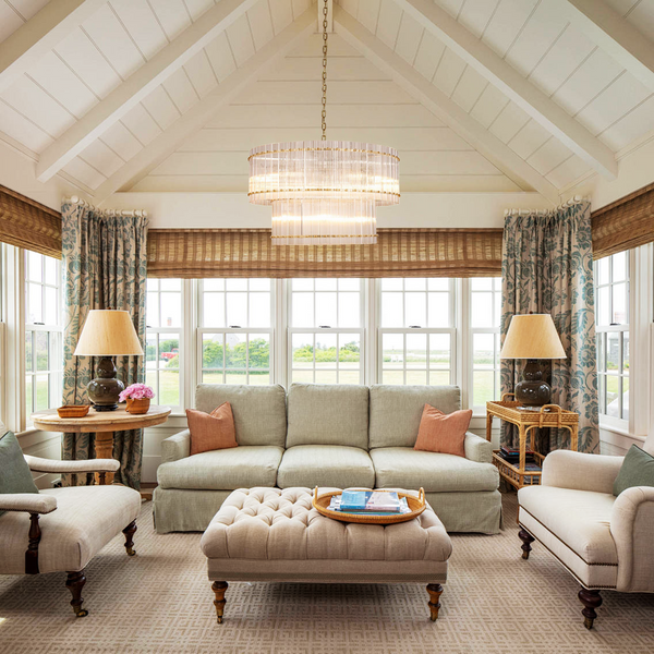 Sanmany Round Ribbed Glass Chandelier