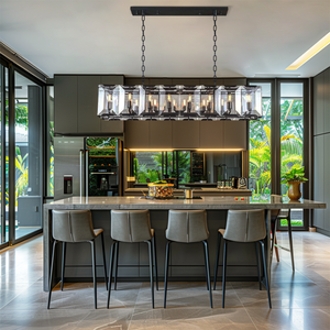 Harly Crystal Rectangular Chandelier