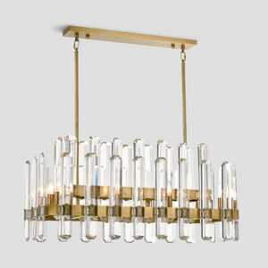 Bronte Crystal Linear Chandelier