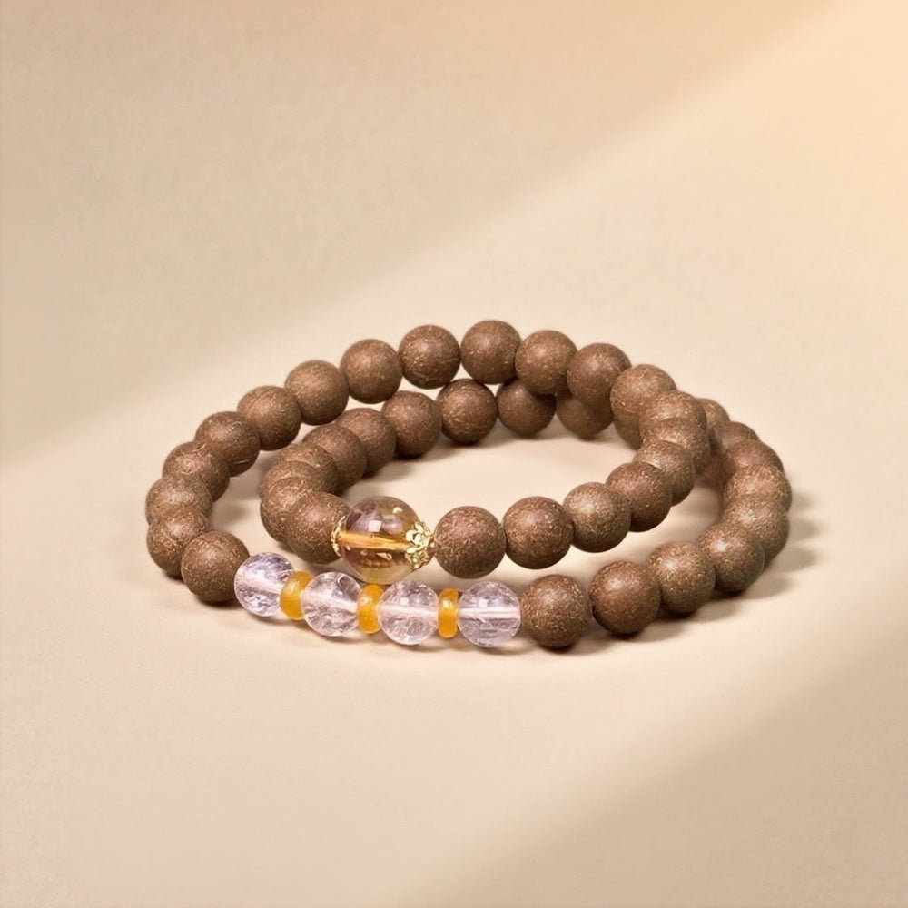 Focus & Emotional Ease - Pear Aroma Double Wrap Energy Bracelet