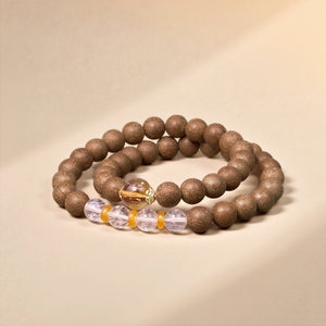 Focus & Emotional Ease - Pear Aroma Double Wrap Energy Bracelet