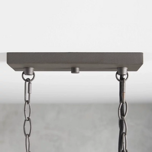 Andreas Glass Linear Chandelier