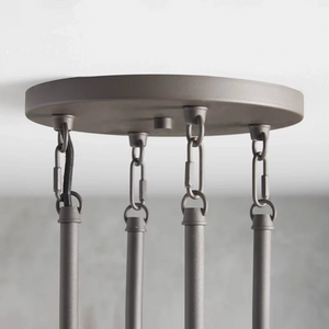 Andreas Round Glass Chandelier