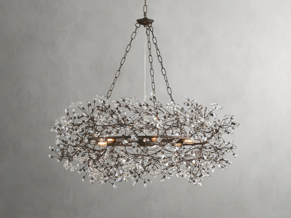 Fiore Crown Crystal Chandelier