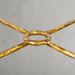 Thaddeus Mabrble Square Side Table 18" 22"