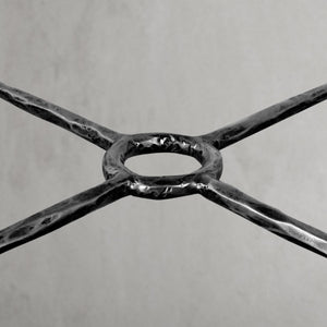 Thaddeus Mabrble Square Side Table 18" 22"