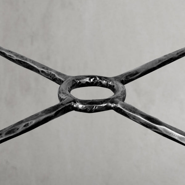 Thaddeus Mabrble Square Side Table 18" 22"