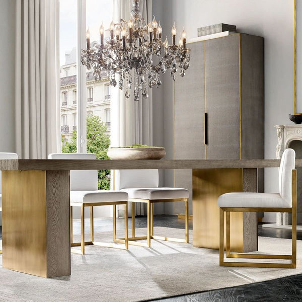 19th C. Rococo Iron & Crystal Round Dining Room Chandelier 18"