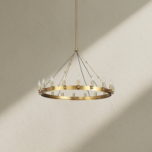 Camine Vintage Round Chandelier