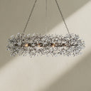 Fiore Oval Crystal Chandelier