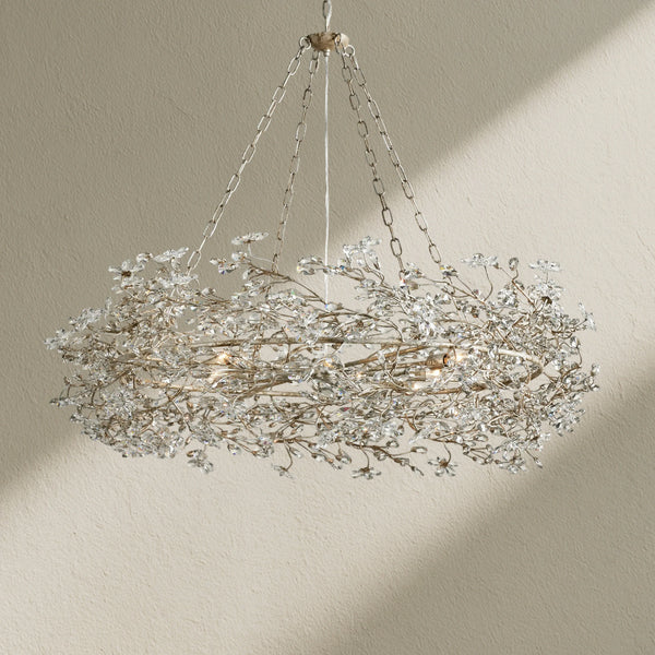 Fiore Crown Crystal Chandelier