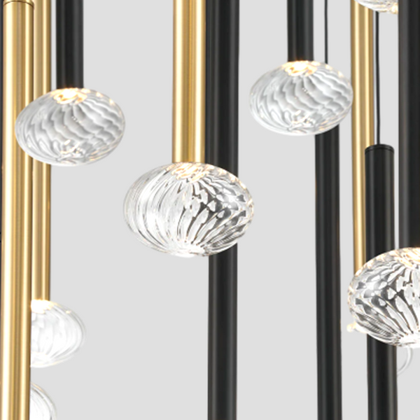 Leslie Crystal Chandelier /Pendant Light For Living Room Dinning Room