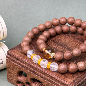 Focus & Emotional Ease - Pear Aroma Double Wrap Energy Bracelet