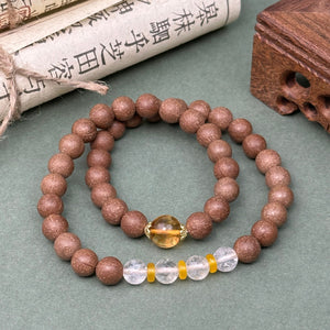 Focus & Emotional Ease - Pear Aroma Double Wrap Energy Bracelet