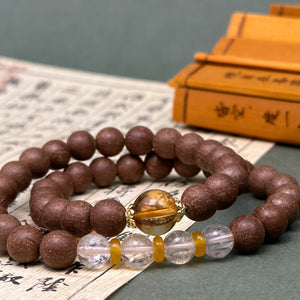 Focus & Emotional Ease - Pear Aroma Double Wrap Energy Bracelet