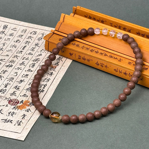 Focus & Emotional Ease - Pear Aroma Double Wrap Energy Bracelet