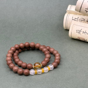 Focus & Emotional Ease - Pear Aroma Double Wrap Energy Bracelet