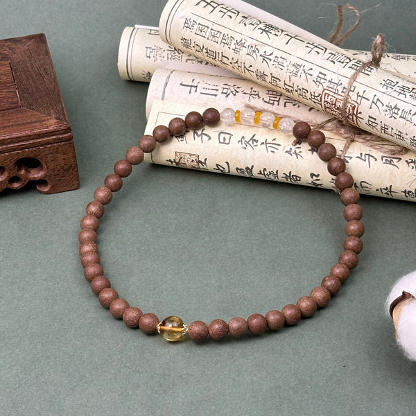 Focus & Emotional Ease - Pear Aroma Double Wrap Energy Bracelet