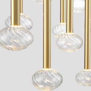 Leslie Crystal Chandelier /Pendant Light For Living Room Dinning Room