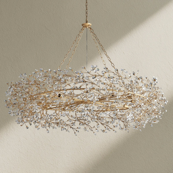 Fiore Crown Crystal Chandelier