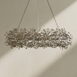 Fiore Oval Crystal Chandelier