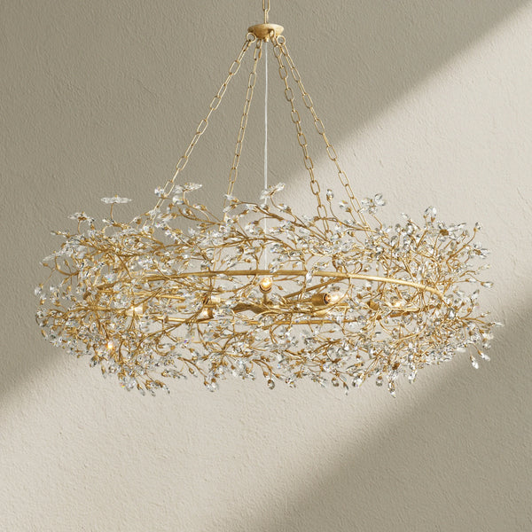 Fiore Crown Crystal Chandelier