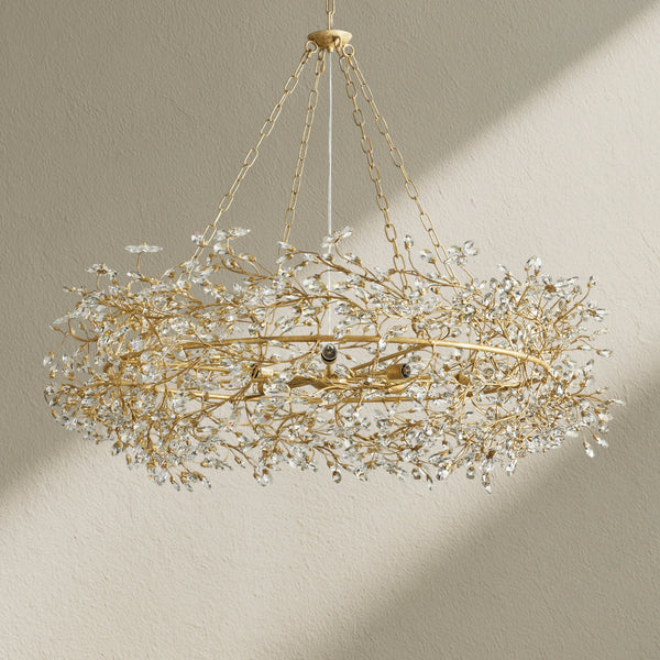 Fiore Crown Crystal Chandelier