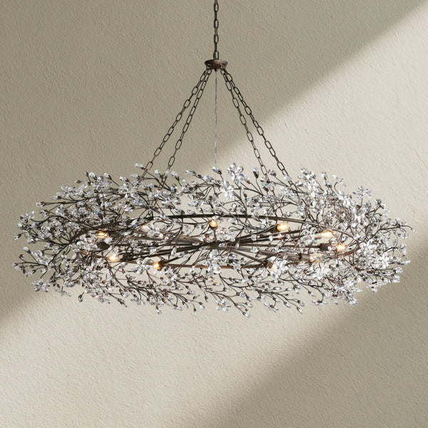 Fiore Crown Crystal Chandelier