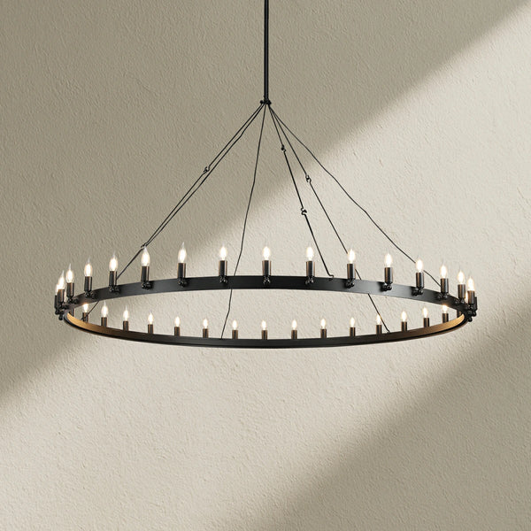 Camine Vintage Round Chandelier