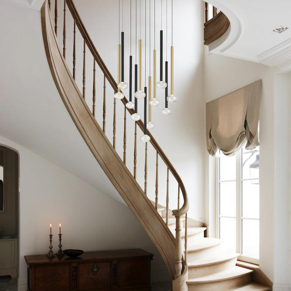 Leslie Crystal Chandelier /Pendant Light For Living Room Dinning Room