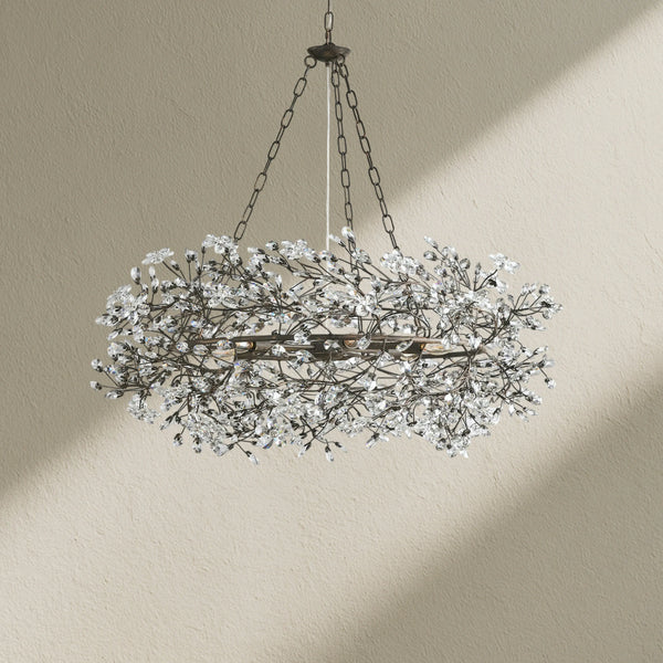 Fiore Crown Crystal Chandelier