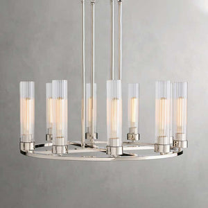 Andreas Round Glass Chandelier