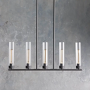 Andreas Glass Linear Chandelier