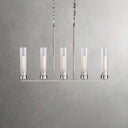 Andreas Glass Linear Chandelier