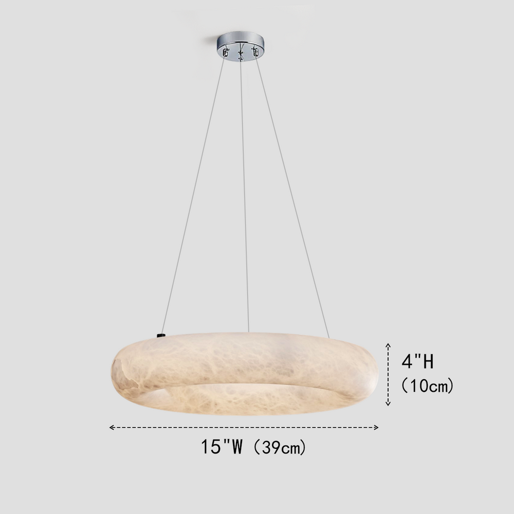 Alabaster Ring XL Chandelier