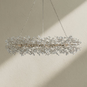 Fiore Oval Crystal Chandelier