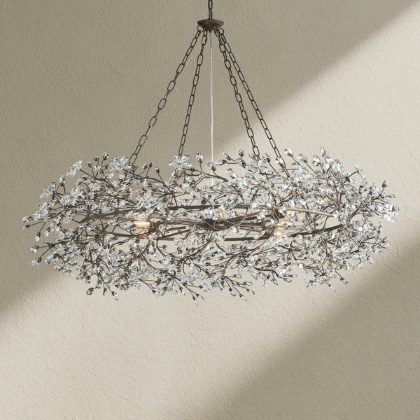 Fiore Crown Crystal Chandelier