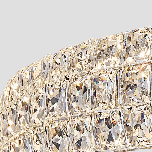 Dina Halo Crystal Ring Chandelier