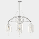 FULCRAL ROUND CHANDELIER 61" 5-LIGHTS