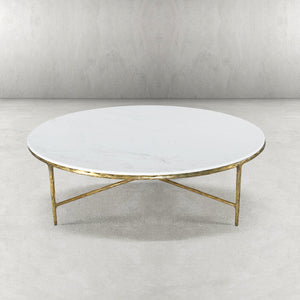 Thaddeus Marble Round Coffee Table 55"D