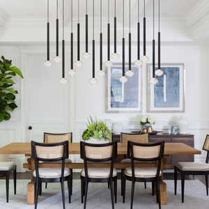 Leslie Crystal Chandelier /Pendant Light For Living Room Dinning Room