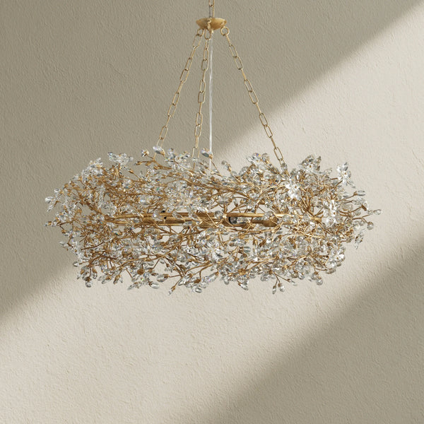 Fiore Crown Crystal Chandelier