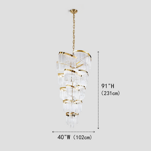 Galy Flow Crystal Chandelier